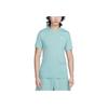 Nike T-shirt à Manches Courtes à Col Ras du Cou avec Logo Brodé Sportswear Club Imprimé pour Homme Hauts Minéral AR4999-310