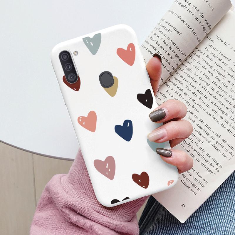 Soft Case For Samsung Galaxy A11 M11 Phone Cover Cute Flowers Butterfly Fundas TPU Coque For Samsung A11 A 11 M GalaxyA11 Bumper