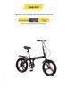 20-inch Variable Speed Folding Mountain Bike with Double Disc Brakes for Adults