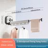 Retractable Clothes Drying Rack Household Foldable Clothes Hanger Rack Wall-mounted Invisible Clothes Drying Tool