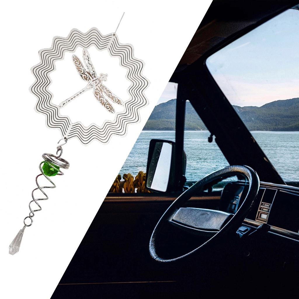 for window and wall Door Hanging Home Decor with Hook Spiral Wind Chimes Tail Outdoor Yard