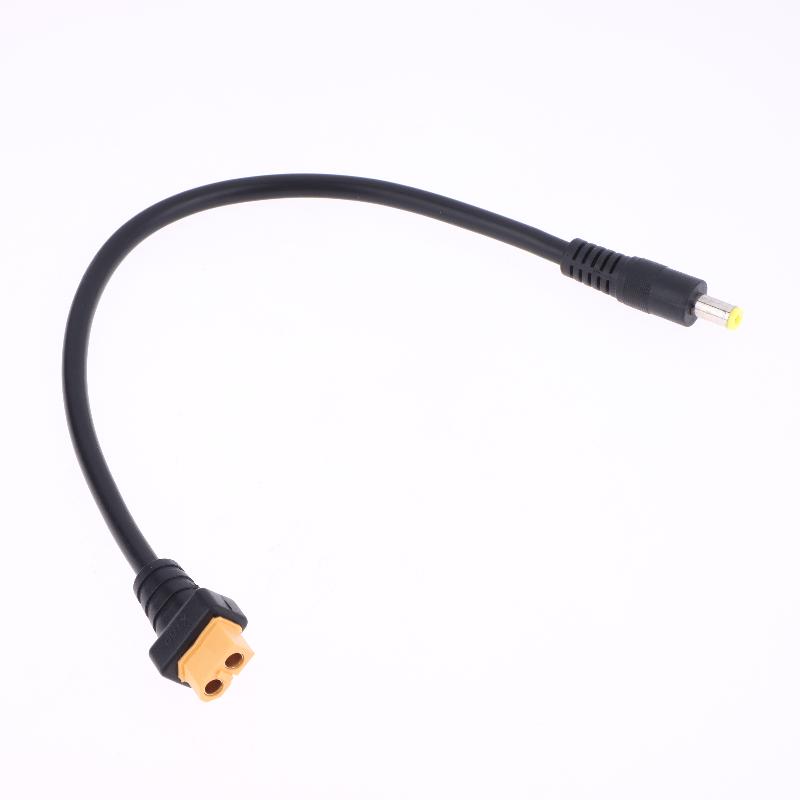 1 Stück Batterieladeadapterkabel Xt60 Stecker und Buchse zu Dc5521/Dc5525 Stromkabeladapter 15Awg