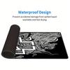Abstract Swirl Large Gaming Mouse Pad Nonslip Rubber Base Waterproof Desk Mat For Office Pc Laptop