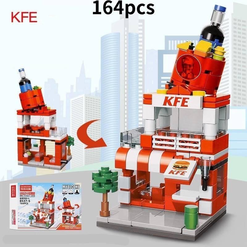 High-quality Abs Plastic Building Blocks Compatible With City Street Scene