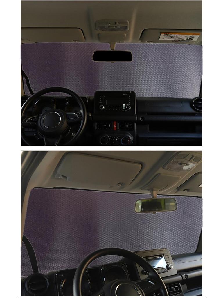 Jeep Wrangler JL/JLU Frontscheiben-Sonnenschutz mit Aluminiumfolien-Wärmeisolierung