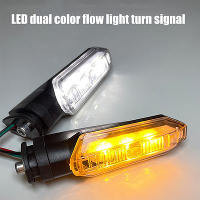 2 Stück Mini Amber Blinklicht Motorrad LED Blinker 8mm Blinker Blinkerlampe 12V Moto Indikator Zubehör
