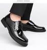 FashionBusiness Black Patent Leather Glossy Shoes for Men 2024 Spring Autumn Business British Black Formal Wedding Shoes Man
