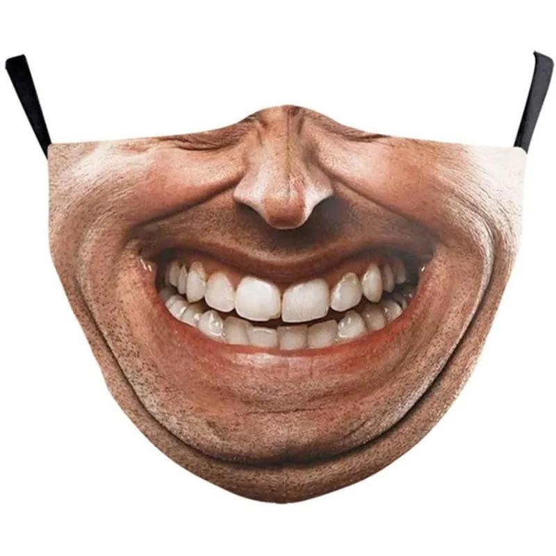 Outdoor Face Mask Unisex Adult Mouth Mask Dustproof Protective Reusable 3D Face Masks Party Masks