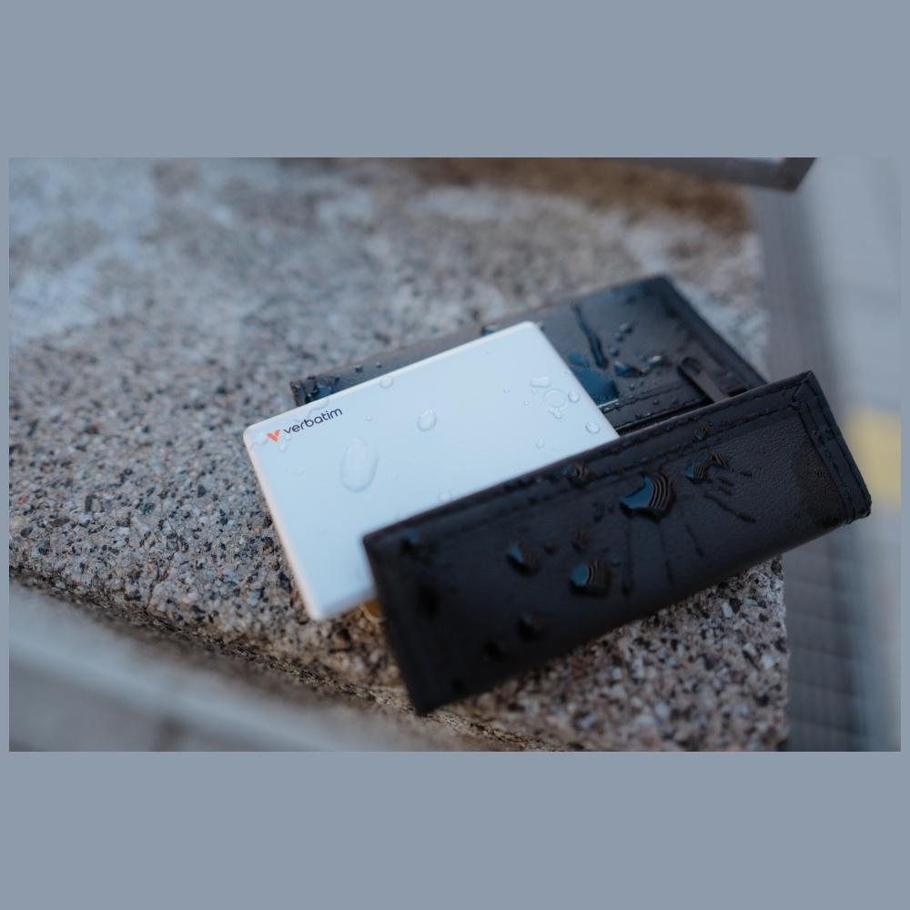 Verbatim My Finder Card Bluetooth Schwarz Silber/Black Silver - Ortungsgerät 2Stk Myfcr-02Bs 32140