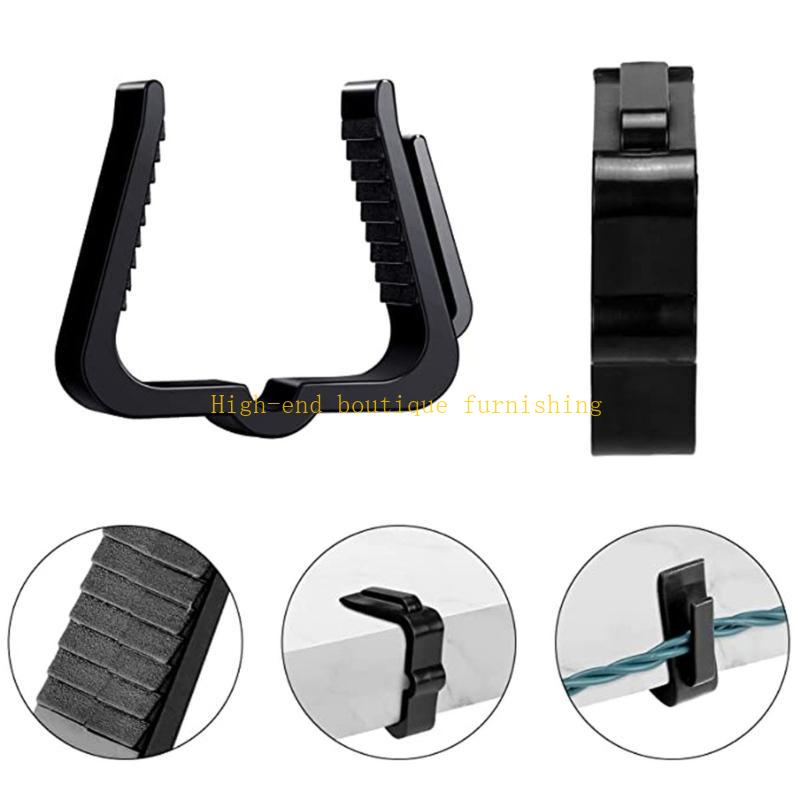  Pack of 50 Plastic Clip For Hanging Holiday Lights On Fascia Boards And Eaves