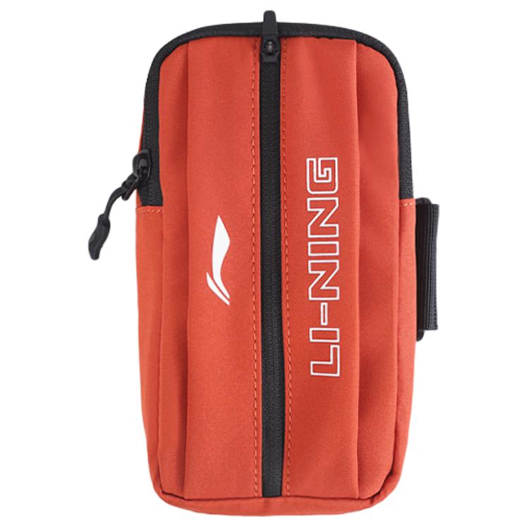 Li Ning Kids Sports Waterproof Breathable Lightweight Comfortable Shoulder Bag Mobile Phone Bag Kids bags Red YBDU007-1 Red