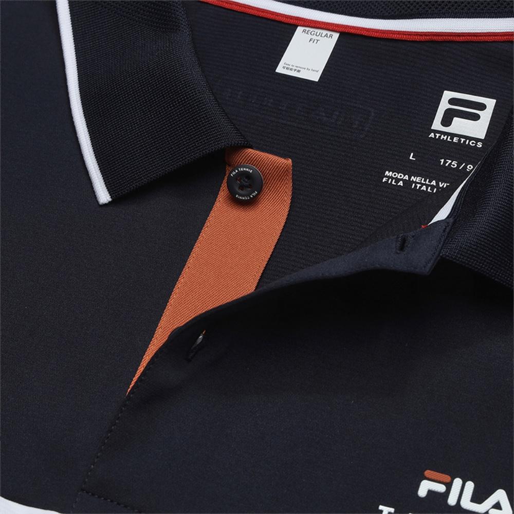 Men's Shirt FILA Tennis Polo Shirt Men's Royal Blue
