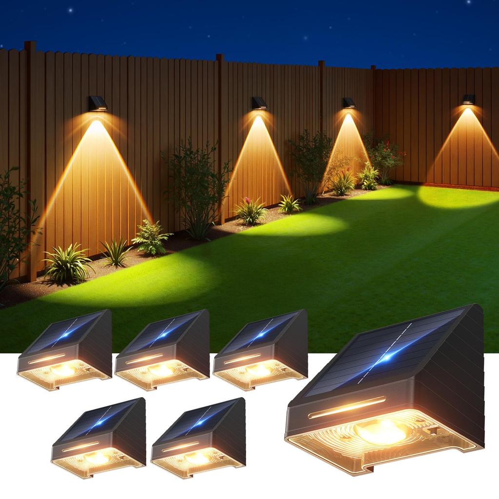 PUAIDA Solar Outdoor Garden Lights with Convex Dual Color and IP65 Features a Light and Stylish Automatic Suitable for Flower Parking and Easy of