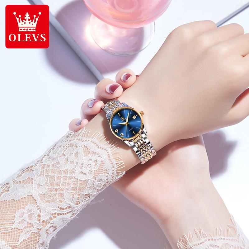 OLEVS Fully Automatic Mechanical Expression Couple Watch Women's Watch Women's Watch