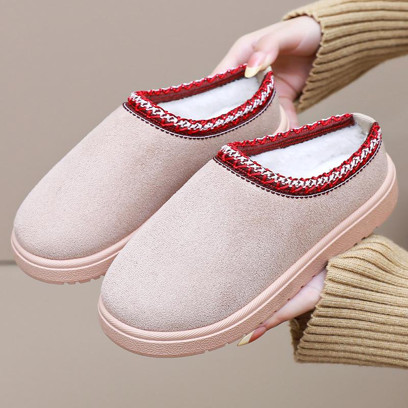 

Cotton shoes new women s shoes lace fashion cotton slippers piled thickened shallow snow boots warm casual short boots 36