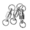 20 Pcs Alloy Ball Bearing Swivel Rolling Solid Rings Plugs