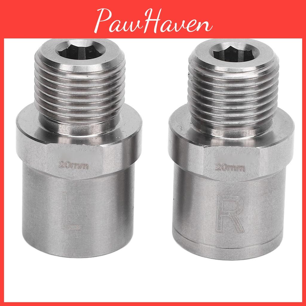 Bike Steel Extender Pedal Stainless Extend By 20mm Bicycle Extended Pedal Spacer For Mountain Road