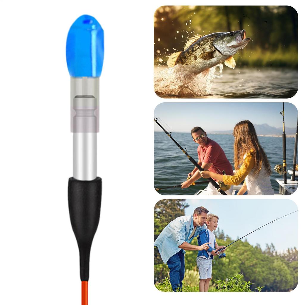 Angelblei Schwimmer Schwanzlicht Bunt einfarbig schaltbar wasserdicht Energiesparend elektronisch Nachtfischerei Zubehör