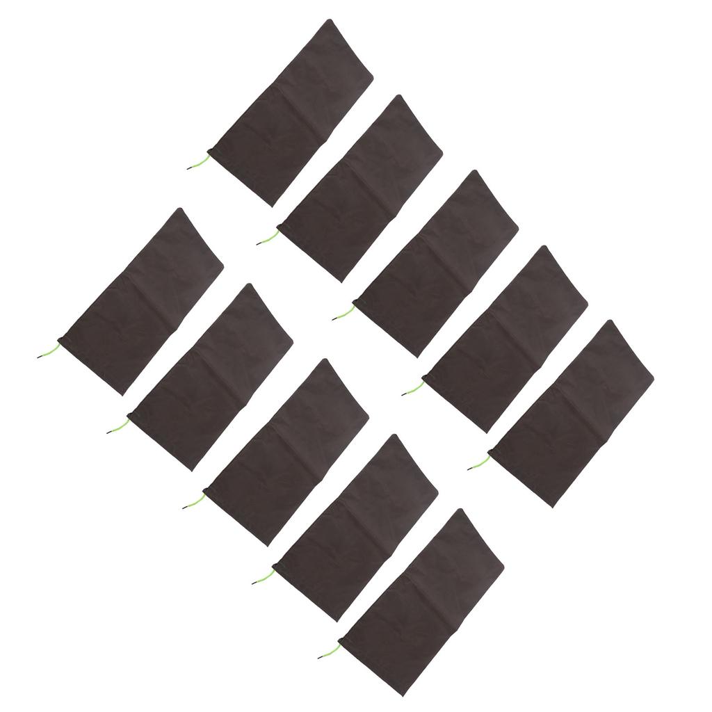 10 Stück Sandlose Sandsäcke mit Kordelzug Hochwasserbarrieren Polyester 25x50cm Dammbeutel für Keller Garage Hochwasserschutz