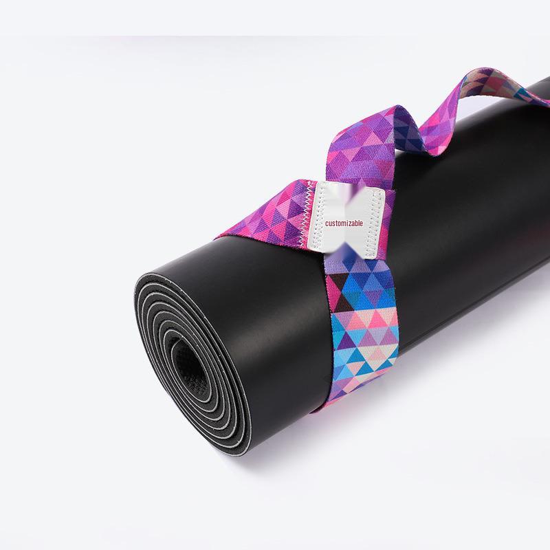 Multifunctional Printed Yoga Mat & Stretching Strap