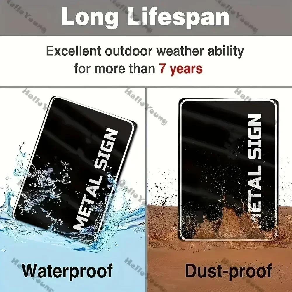 Multi-Purpose Home Decor: Durable and Adaptable. The Santa Metal Sign. A Decor Gem for Cafes, Farmhouses, and Home Walls.