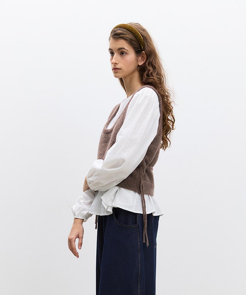 Lilisu Ver Sweater Vest / Brown