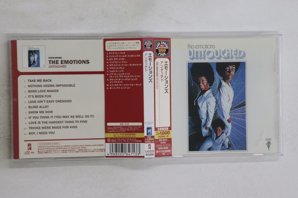 CD EMOTIONS - Untouched UCCO90368 Concord Records 2014 Japan Obi Soul/Funk Used