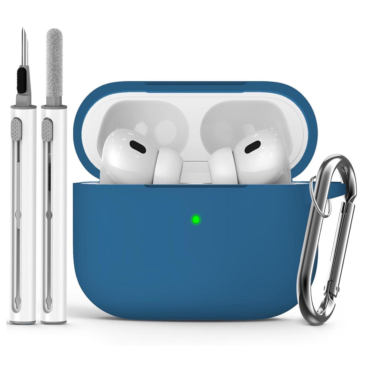 

Самый продаваемый силиконовый защитный чехол для AirPods Pro 3, модель 2025 года с ремешком - однотонный Airpods pro 2