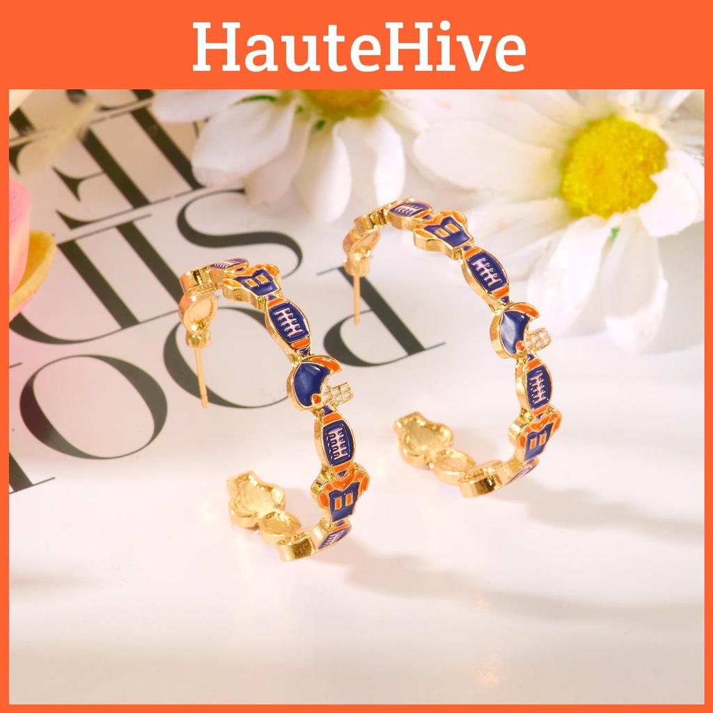 Stylish Geometric Earrings For Sports Fans With Nickelfree Posts