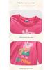 Peppa Pig Kids' Long Sleeve Cartoon T-shirt – Fashionable Spring/Autumn Wear