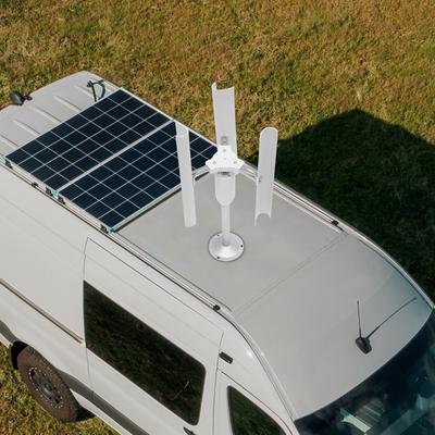 Bymaocar Windturbinenmodell mit 3 vertikalen stromlinienförmigen Rotorblättern - Max. Windgeschwindigkeit 65,62 Fuß/Sek., Kleine Windkraftanlage für den Unterricht