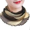 Women's Silk Scarf: Lightweight Sunscreen Veil, Neck Protection, Autumn/Winter Fashion Accessory.