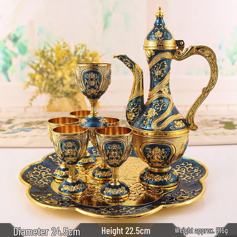 Shangqi Creative Wooden Baijiu Decanter and Goblet