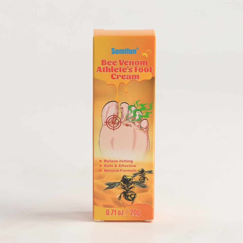 Sumifun 20/40/100 ML Foot Odor Care Cream Bee Relieves Redness and Swelling Soothing Itchy Feet Effectively Summer Home Essential