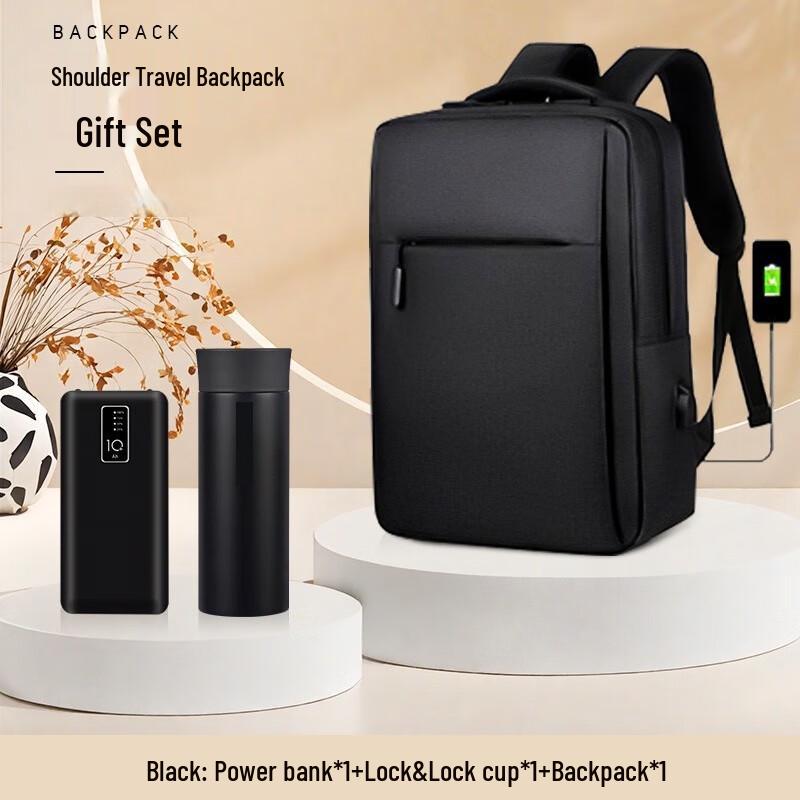 Business Backpack and Thermos Gift Set