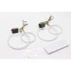 SMD Cotton Light LED Angel Eyes White and Yellow DRL Kit For BMW E60 E61 520i 525i 530i 540i 545i 550i M5 Pre LCI 2003 2004-2007