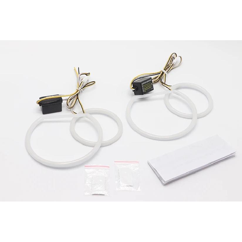 SMD Cotton Light LED Angel Eyes White and Yellow DRL Kit For BMW E60 E61 520i 525i 530i 540i 545i 550i M5 Pre LCI 2003 2004-2007