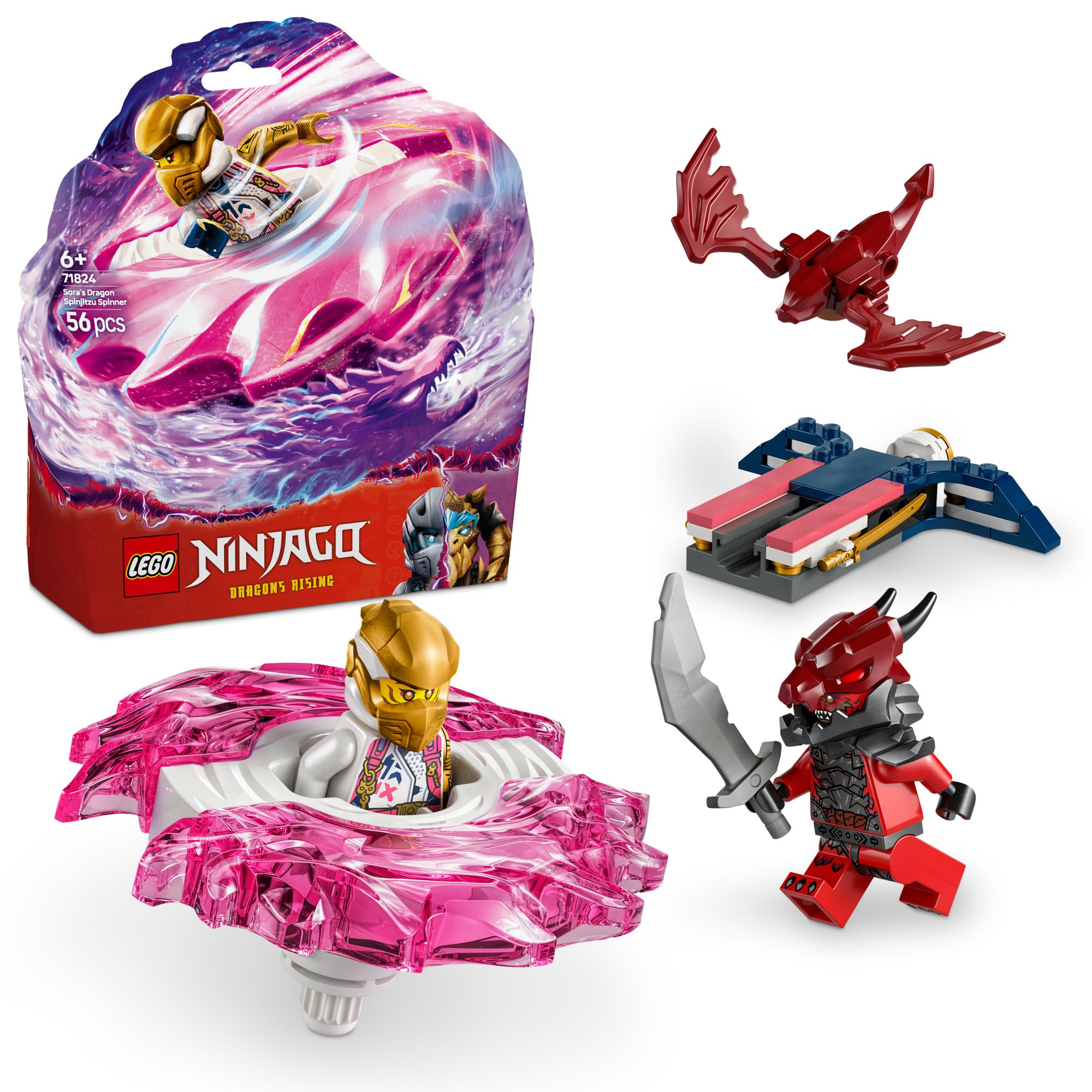 

LEGO Ninjago Спіннер Дракона Сори Іграшковий Блок Навчальний678Бойовий Робот 71824