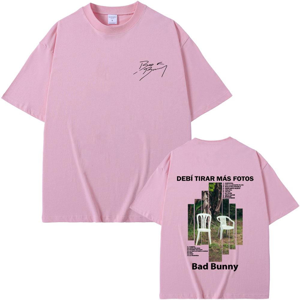 

Rapper Bad Bunny Debi Tirar Mas Fotos DTMF Album Graphic Tshirt Men Women Hip Hop Fashion Pop Music Summer Male Vintage Tshirt M