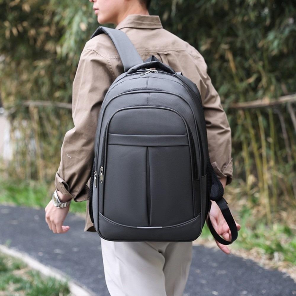 Large Capacity Student School Bags Solid Color Men Laptop Backpack Men Business Backpack  Sports