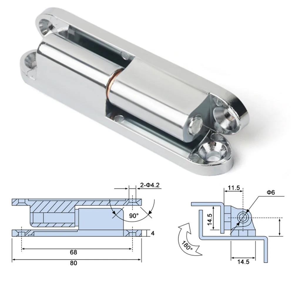 Detachable Hinge Industrial Electrical Box Detachable Cabinet Door Hinge  Zinc Alloy Silver Cupboard 180 Degrees Hinge Furniture