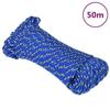 152434 vidaXL Boat Rope Blue 4 Mm 50 M Polypropylene