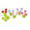 300PCS Round 1x1 with Flower Building Blocks 5 Petals Brick Particle Educational Toys Birthday Kid Gift