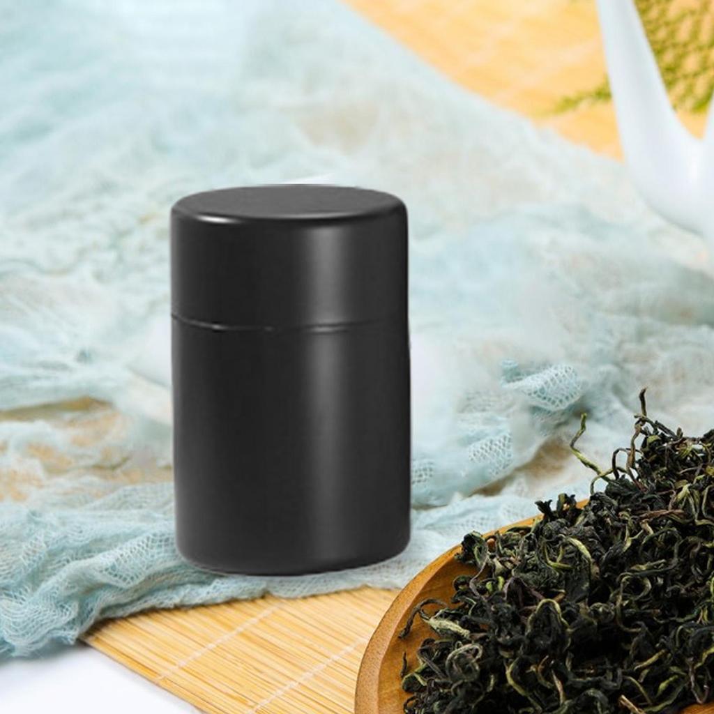 Creative Stainless Steel Tea Box with Double Airtight Lid for Candy, , And Coffee Beans.