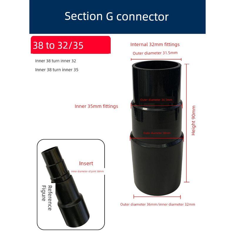 Vacuum Cleaner Head Suction Head Cross Over Sub Hose Connecting Parts 31 Connecting Pipe 32 To 35mm Reducing Converter Accessories