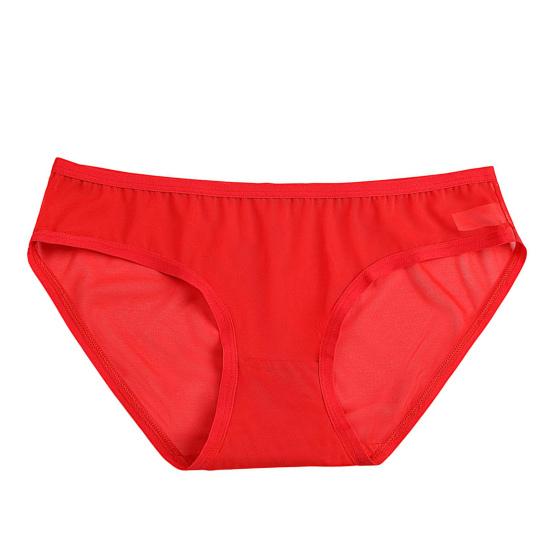 Women Sheer Mesh Transparent Thongs Sexy See Through Underwear Ladies Low Rise Cheeky Panties Ultra-thin Stretchy Briefs