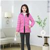 Down Padded Jacket Women's Short Winter Western Style Padded Jacket Lightweight Mother Padded Jacket Slimming Jacket