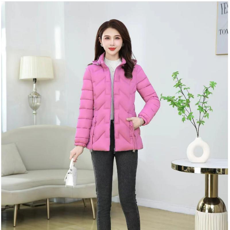 Down Padded Jacket Women's Short Winter Western Style Padded Jacket Lightweight Mother Padded Jacket Slimming Jacket