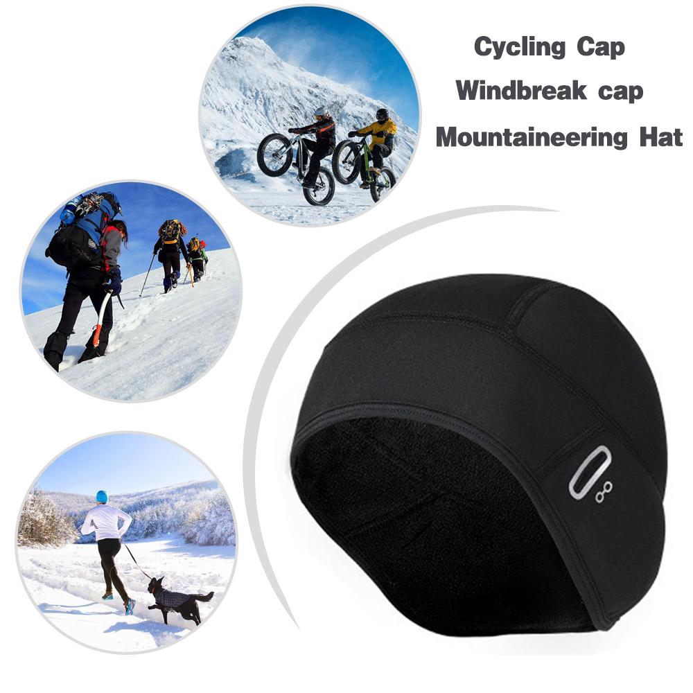 Men Women Outdoor Sports Windproof Running Skiing Thermal Cycling Cap Hat Skull Cap Beanie