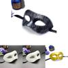 Christmas Holiday Mask For Adults Black And Gold Costume Accessory